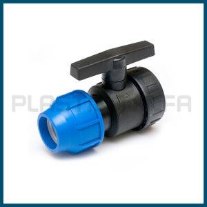 Valvola a sfera con raccordo a compressione valvole pn6 irrigazione Plastica Alfa
