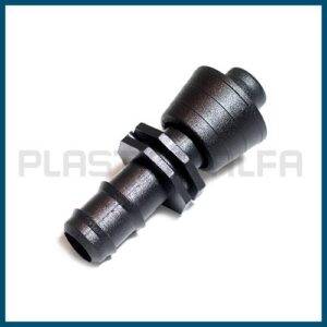 Adattatore tubo PE Derivazione tape con gommino ala gocciolante Plastica Alfa