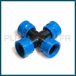 Croce F-F-F-F Collettori modulari Plastica Alfa
