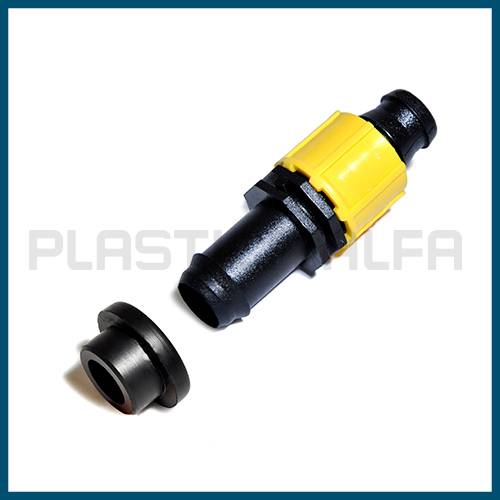 Offtake with rubber for PE pipe Tape fittings Plastica Alfa