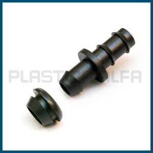 Derivazione con gommino per tubo PVC raccordi portagomma Plastica Alfa