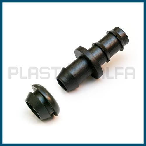 Offtake with rubber for PVC pipe barbed fittings Plastica Alfa