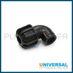 Gomito a 90 filettato femmina Universal Plastica Alfa