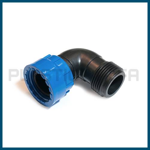 Gomito a 90 M-F Collettori modulari Plastica Alfa