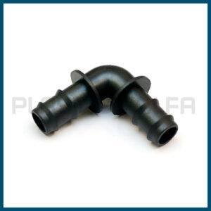 Gomito a 90° raccordi portagomma Plastica Alfa