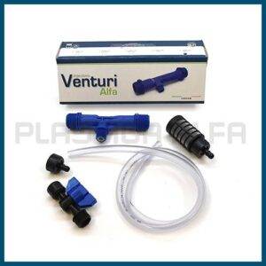 Iniettore venturi con accessori fertirrigazione Plastica Alfa
