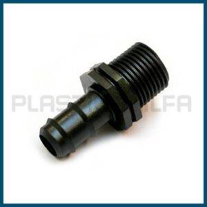 Portagomma filettato maschio raccordi portagomma Plastica Alfa