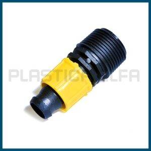 Raccordo maschio raccordi per manichetta Plastica Alfa
