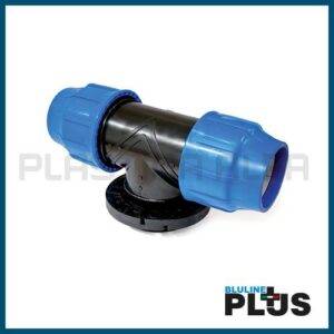 Tee a 90° flangiata bluline plus Plastica Alfa