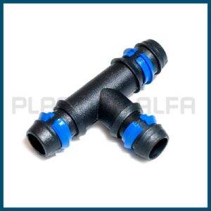 Raccordo a tee 90 ala gocciolante Plastica Alfa
