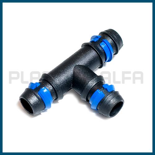 Raccordo a tee 90 ala gocciolante Plastica Alfa