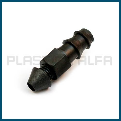 Connecting saddle for PE pipes barbed fittings Plastica Alfa