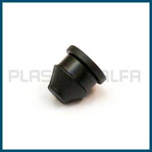 Tappo con gommino raccordi portagomma Plastica Alfa