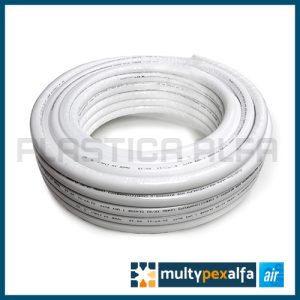 Tubo multistrato PEX-Al-PEX - AIR - isolato guaina bianca