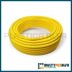 Tubo multistrato in PEX-Al-PEX GAS protek con guaina corrugata multypexalfa Plastica Alfa