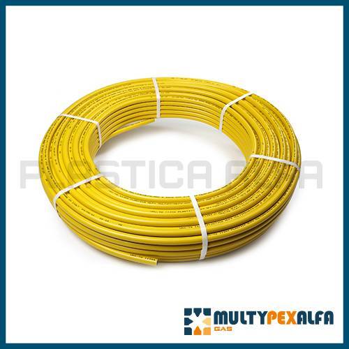 Tubo multistrato in PEX-Al-PEX GAS multypexalfa Plastica Alfa