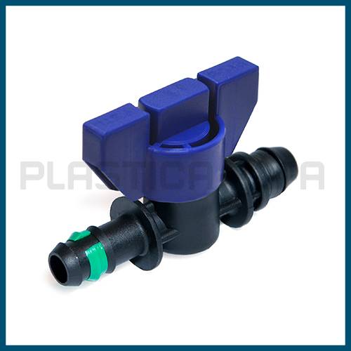 Valvola per ala gocciolante con anello di sicurezza serie USA Plastica Alfa