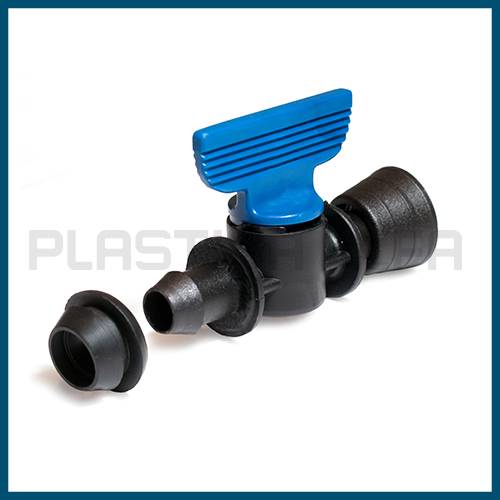 Valvola per ala gocciolante con gommino per tubo PVC serie Firenze Plastica Alfa