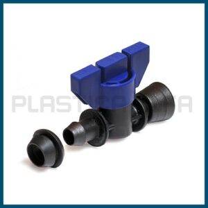 Valvola per ala gocciolante con gommino per tubo PVC serie USA Plastica Alfa