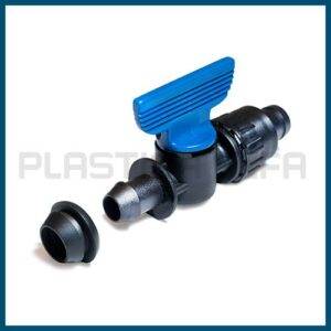 Valvola tape con gommino per tubo PVC serie Firenze Plastica Alfa