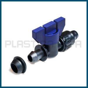 Valvola tape con gommino per tubo PVC serie USA Plastica Alfa