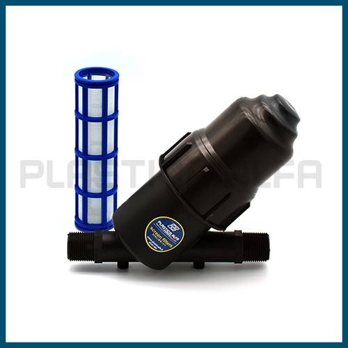 Filtro a rete allungato senza scarico Plastica Alfa