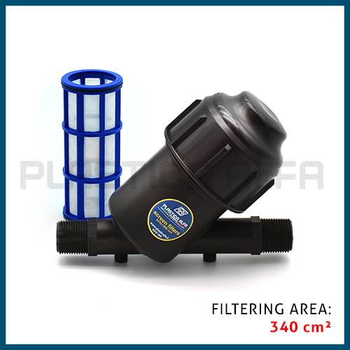Filtro a rete maxi senza scarico Plastica Alfa