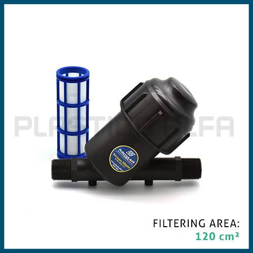 Filtro a rete mini senza scarico Plastica Alfa
