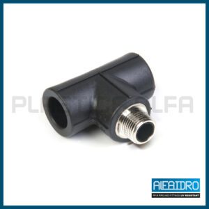 Derivazione a T 90° filettata maschio Plastica Alfa