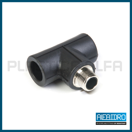 Derivazione a T 90° filettata maschio Plastica Alfa