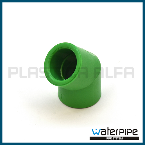 Gomito 45 M-F Waterpipe Plastica Alfa