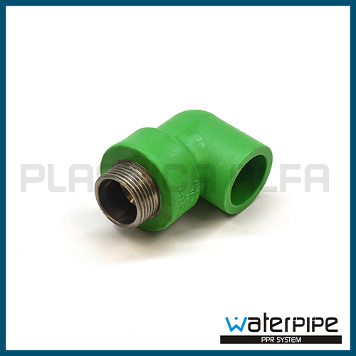 Gomito 90 femmina filettato maschio Waterpipe Plastica Alfa
