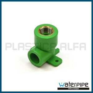 Gomito terminale 90 filettato femmina Waterpipe Plastica Alfa