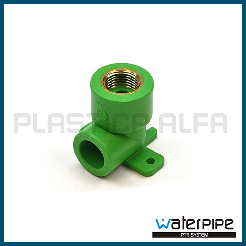 Gomito terminale 90 filettato femmina Waterpipe Plastica Alfa