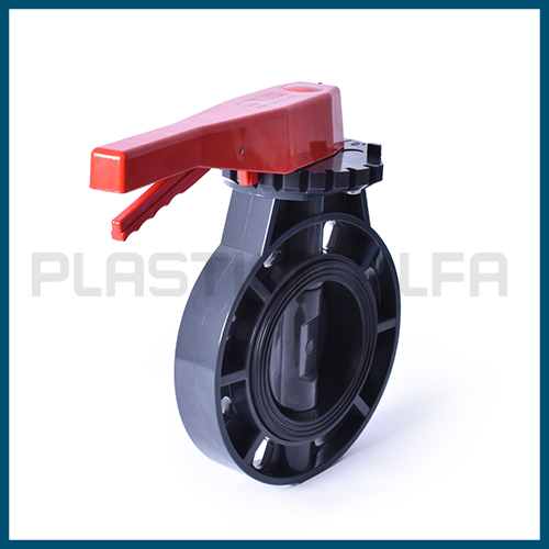 Adjustable PVC butterfly valve Plastica Alfa