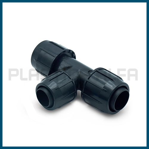 Tee a 90° ridotta PN4 Plastica Alfa